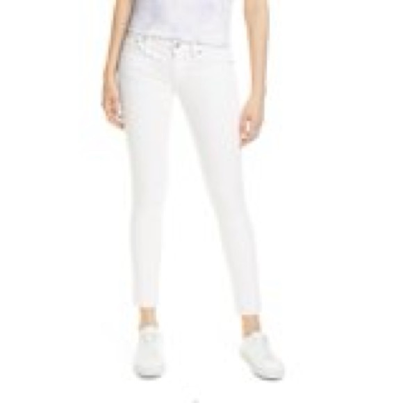 NWT Polo Ralph Lauren the Tompkins white mid rise skinny crop ankle jeans 31 NWT - Picture 3 of 10